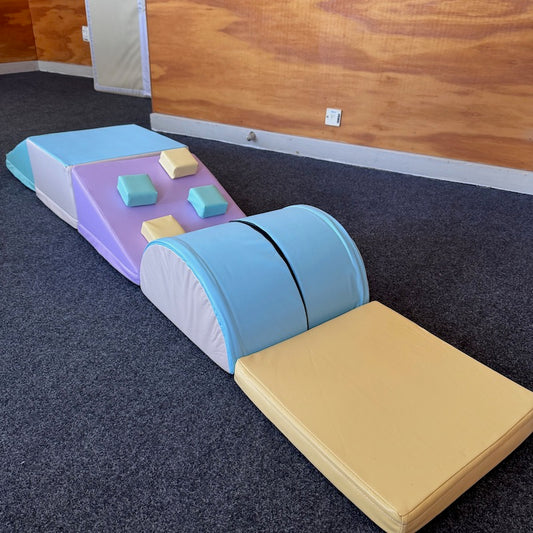 Soft Play Climber - Pastel Rainbow