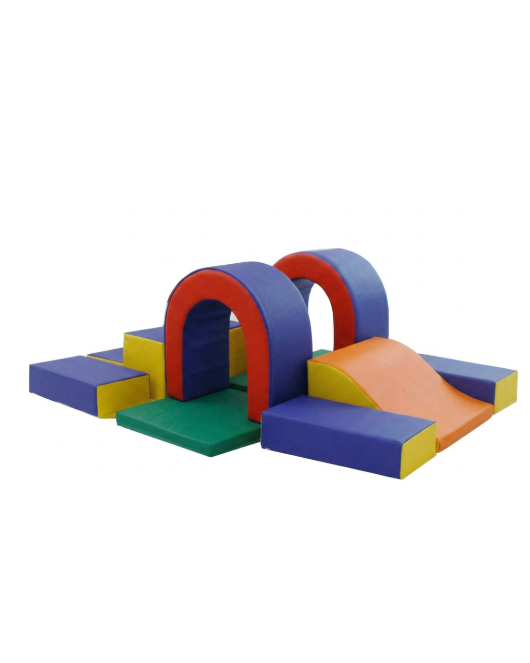Soft Play Curved Double Tunnel Luxury Set
